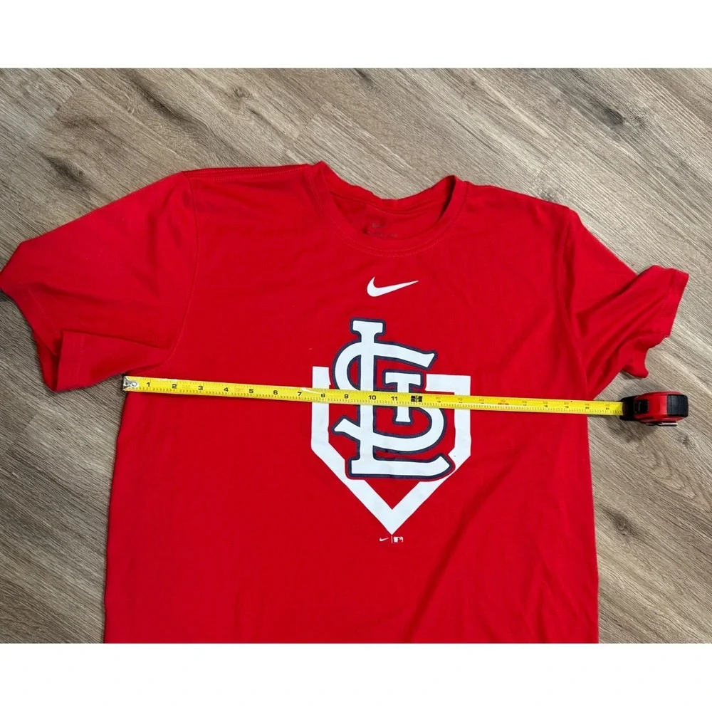 Nike St Louis Cardinals Dri-FIT Red Graphic T-Shirt Mens Large MLB Baseball Tee